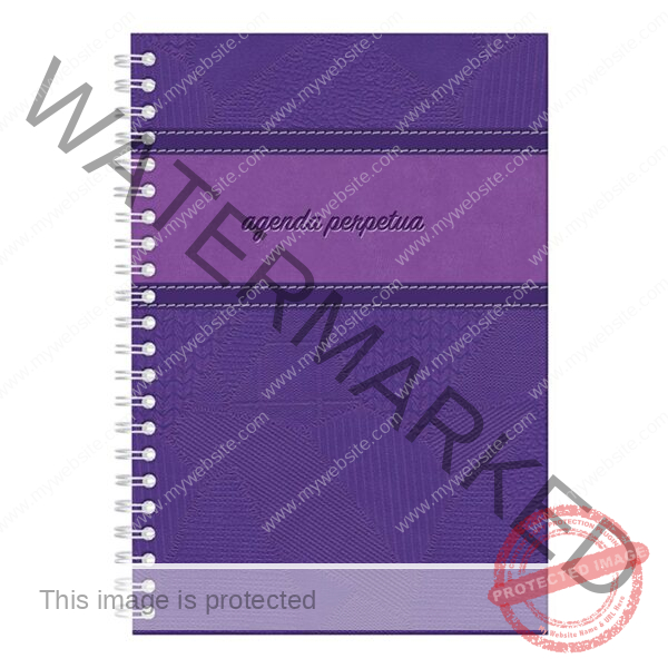 AGENDA PERPETUA MORADA 70GRS