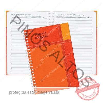 AGENDA PERPETUA NARANJA 70GRS - Imagen 4
