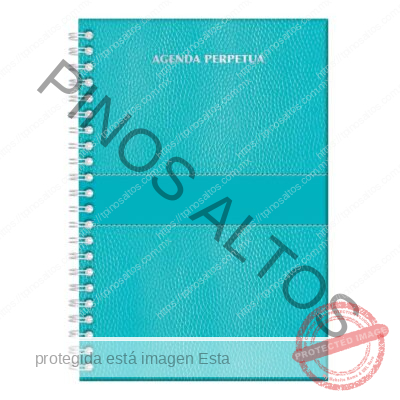 AGENDA PERPETUA AZUL 70GRS