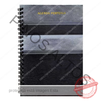 AGENDA PERPETUA NEGRA 70GRS