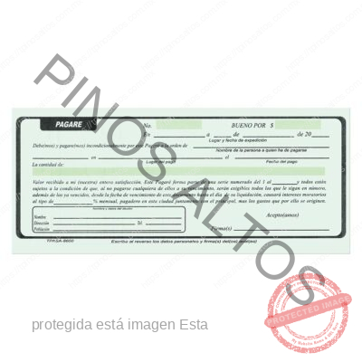 BLOCK PAGARÉ 50 HJS. - Imagen 2