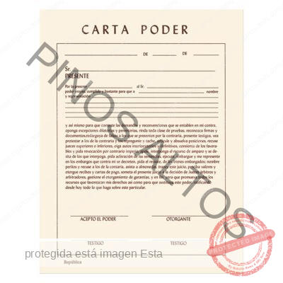 CARTA PODER