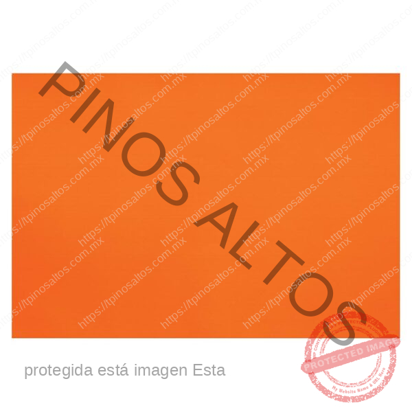 CARTULINA FLUORESCENTE NARANJA