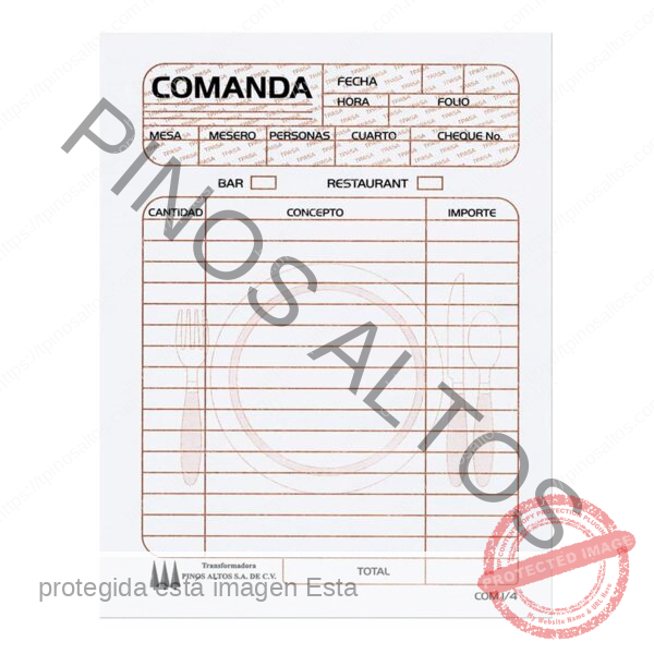 COMANDA EN BLOCK 36KG