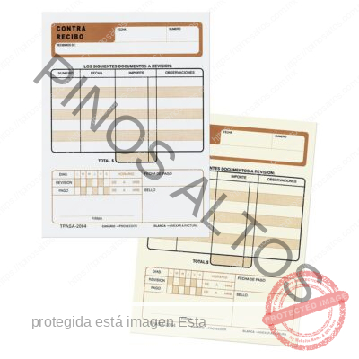 CONTRA RECIBO - Imagen 3
