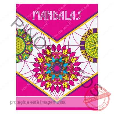 CUADERNILLO TAMAÑO CARTA PARA ILUMINAR. MODELO #1 FLORES