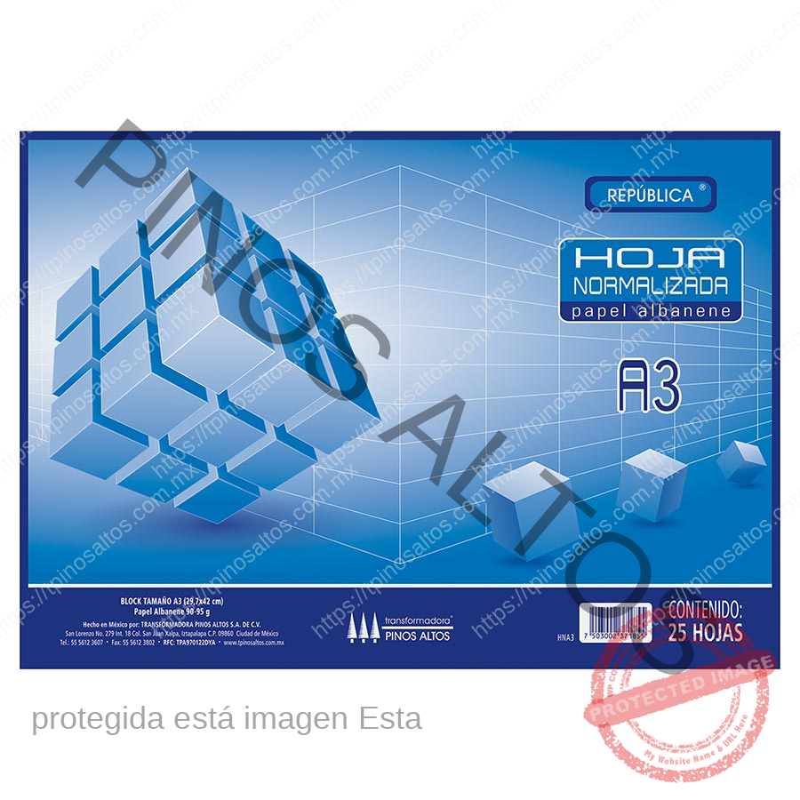 HOJA NORMALIZADA A3 ALBANENE