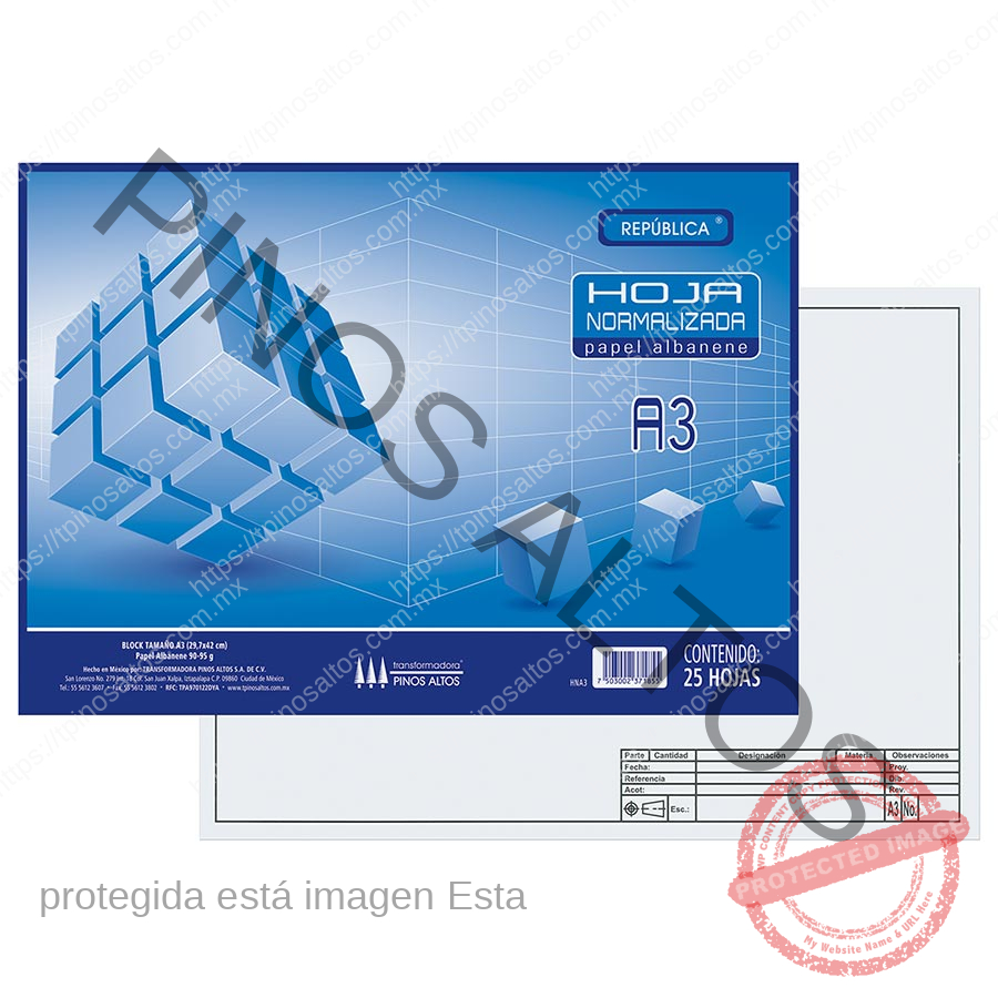 HOJA NORMALIZADA A3 ALBANENE - Imagen 3
