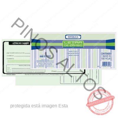 LETRA DE CAMBIO C/100 HOJAS - Imagen 4