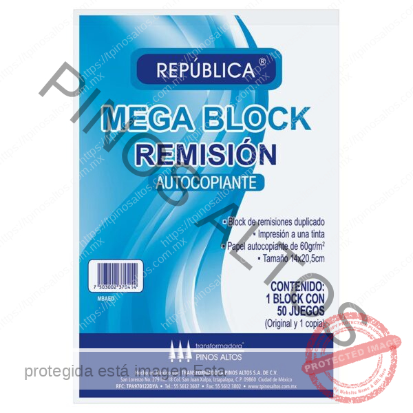 MEGABLOCK REMISIÓN REPÚBLICA AUTOCOP. ESQ. DUP.