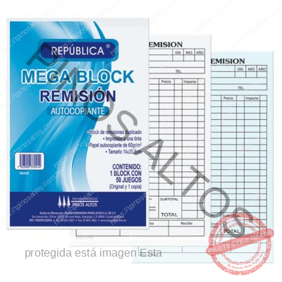REMISIÓN REPÚBLICA AUTOCOP ESQUELA DUP. - Imagen 4