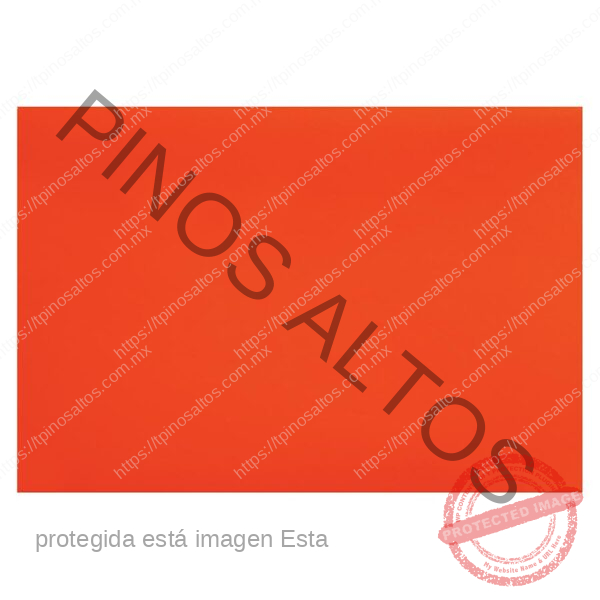PAPEL LUSTRE NARANJA
