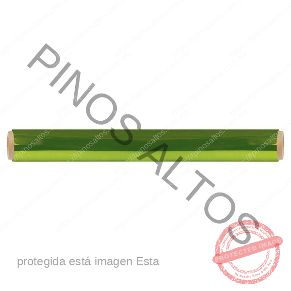PAPEL METALIZADO VERDE LIMÓN C/25 M