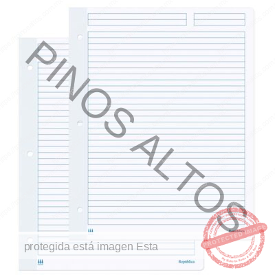 REPUESTO PARA CARPETA REFORZADO CARTA RAYA - Imagen 2