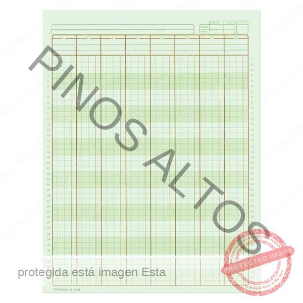 TABULAR 8 COLUMNAS S/C