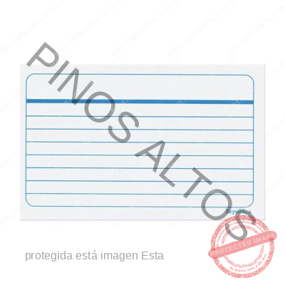 TARJETA 3X5 RAYA - Imagen 2