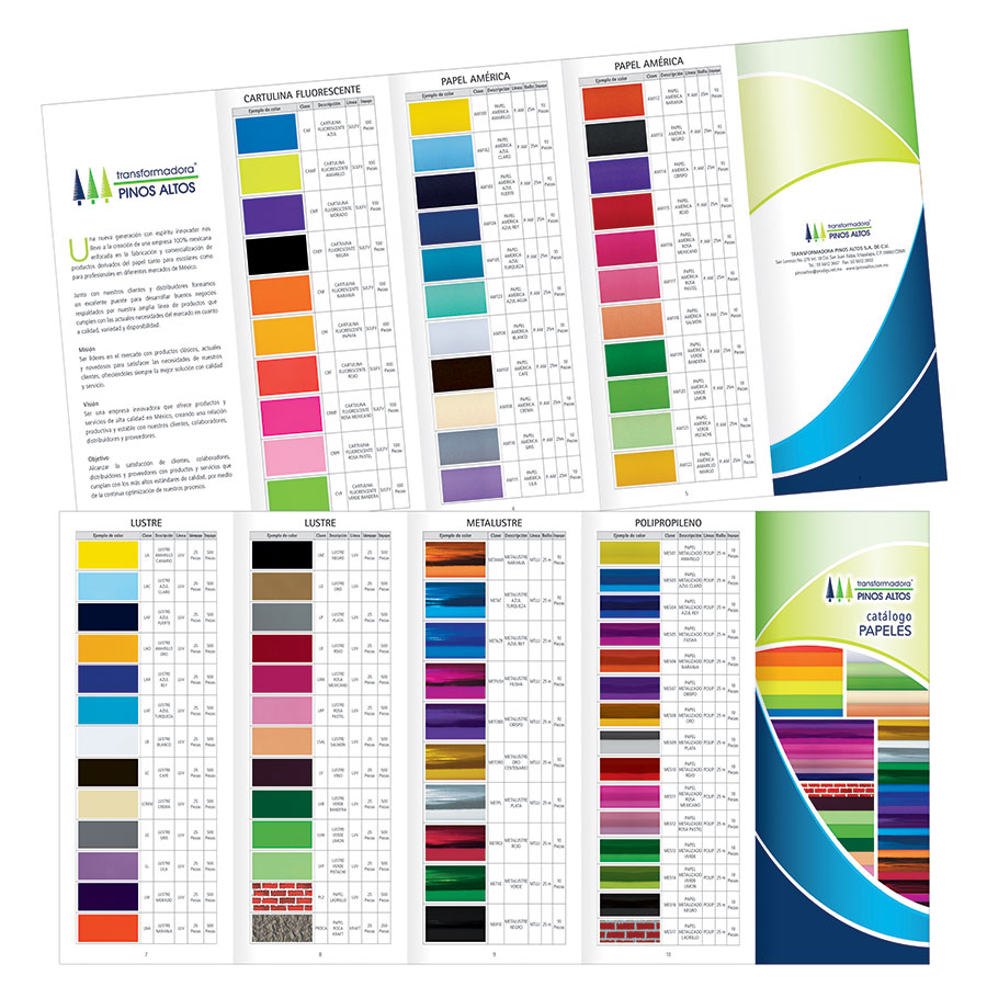 impresion-offset-catalogo-muestrario-pinos-altos