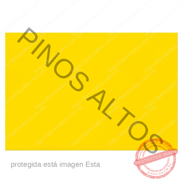 Papel Lustre Amarillo Canario